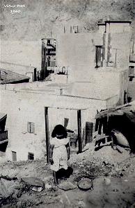 MERS EL KEBIR F LE VIEUX PORT AVEC ZOULIKA 1960